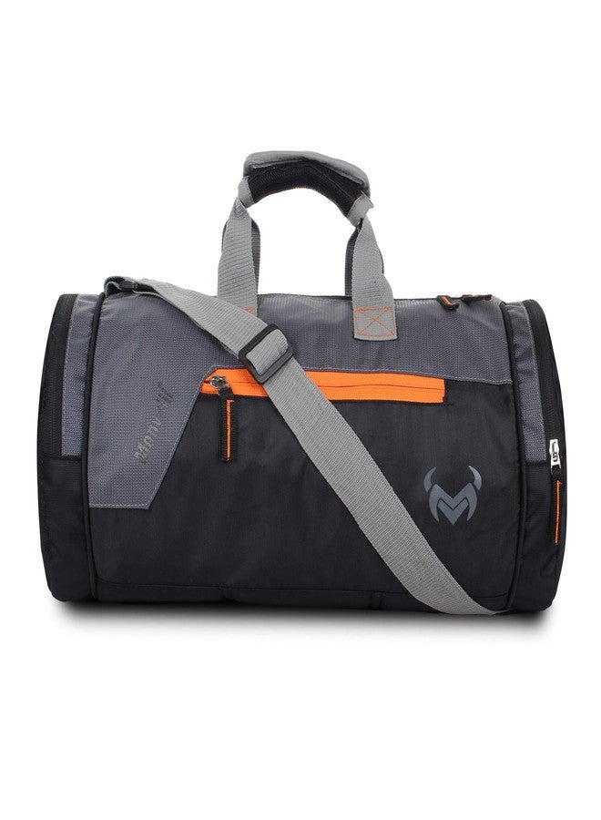 Monvelli Polyester 20 Inch Duffle Bag for Men and Women | Stylish Travel & Gym Sports Bag with Adjustable Shoulder Strap & Multiple Compartments | Lightweight & Durable - Image 1